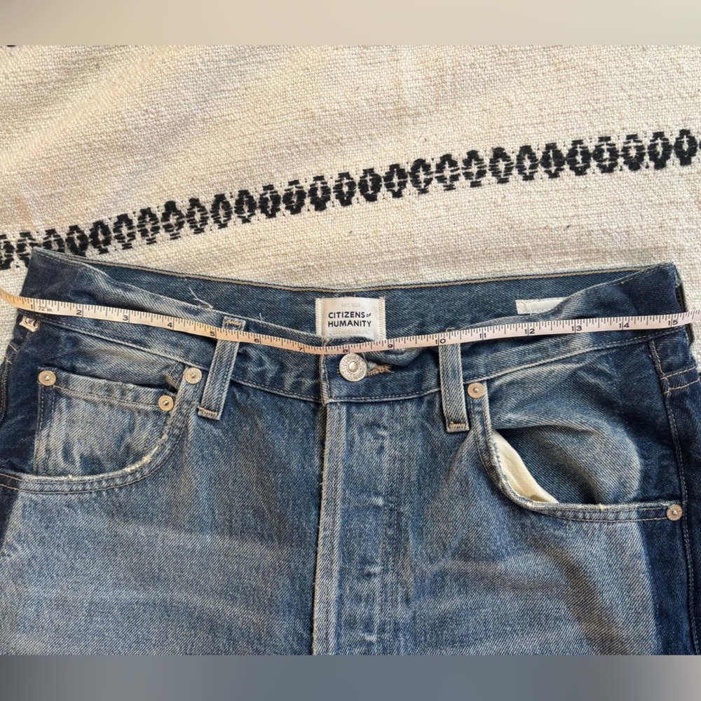 Citizens Of Humanity Ayla Baggy Tuxedo Stripe Jeans - Size 27 - Picture 5 of 6